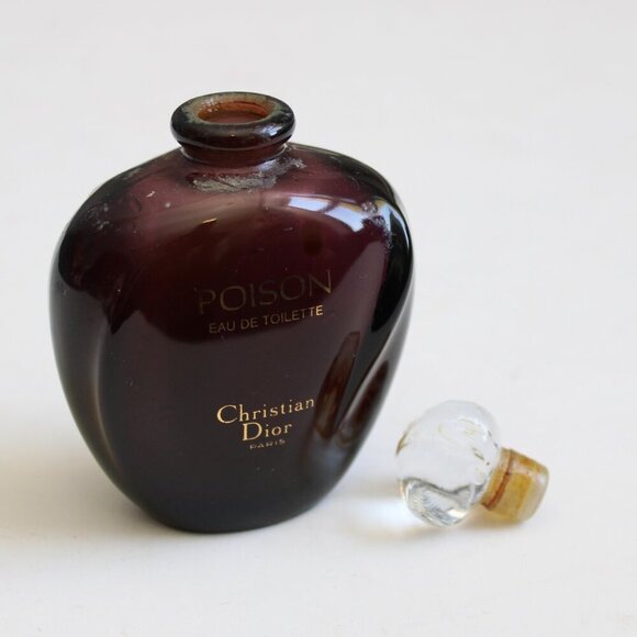 Christian Dior VTG POISON Eau De Toilette 50 ml / 1.7 fl oz Splash Empty Bottle - Picture 4 of 5
